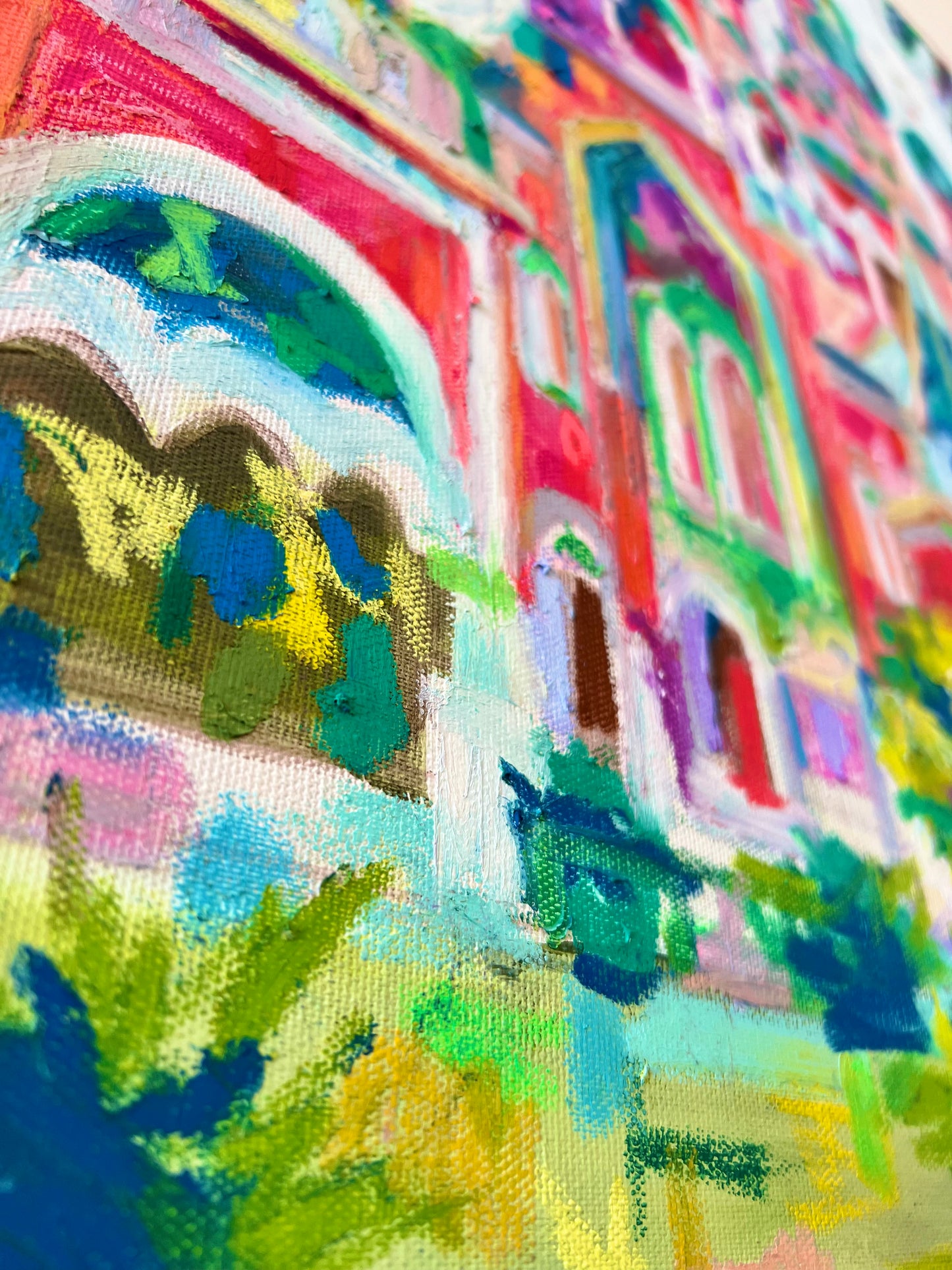 Russian Saint Nicolas Cathedral in Oil Pastel