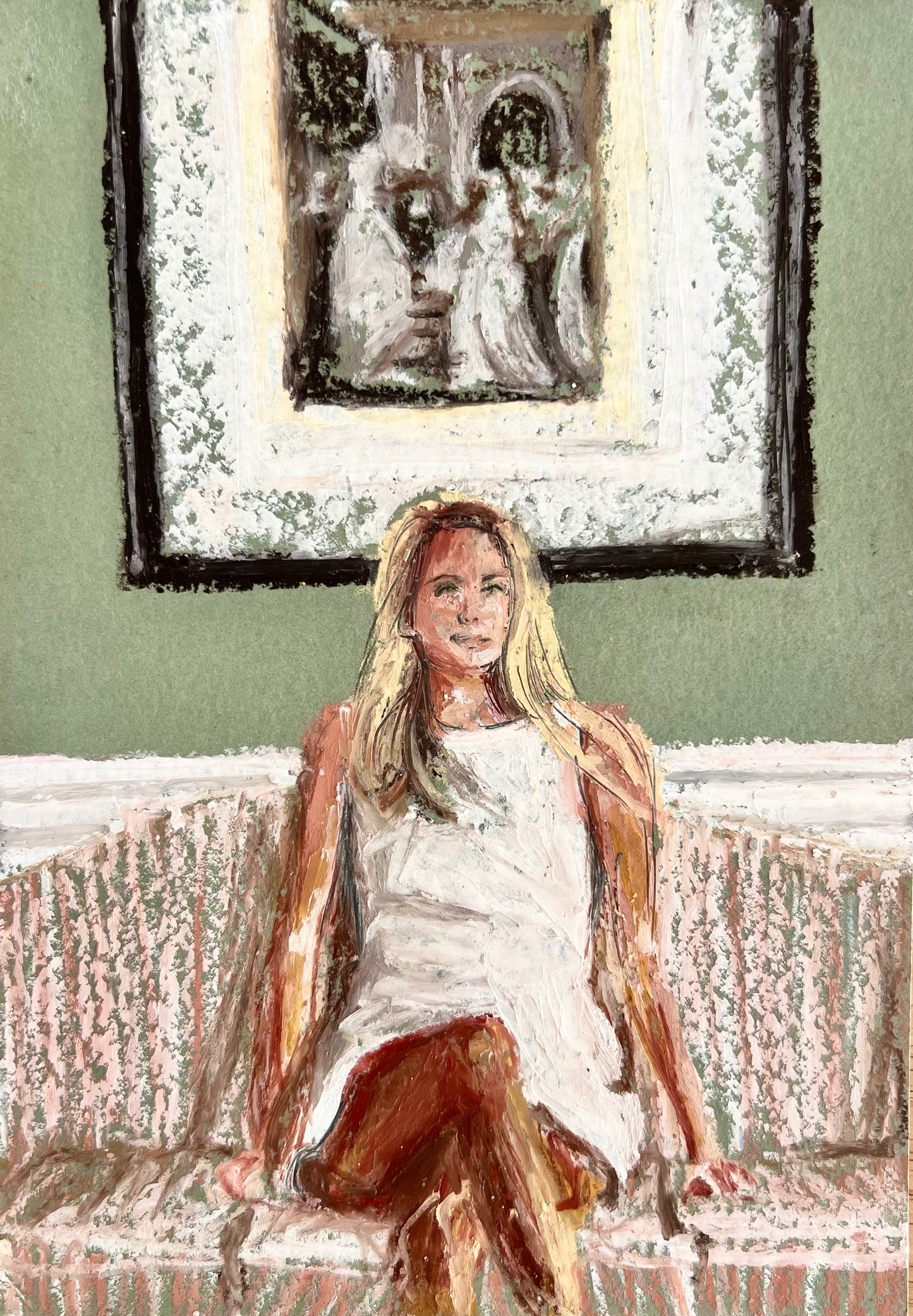 Southern Charm in Oil Pastel