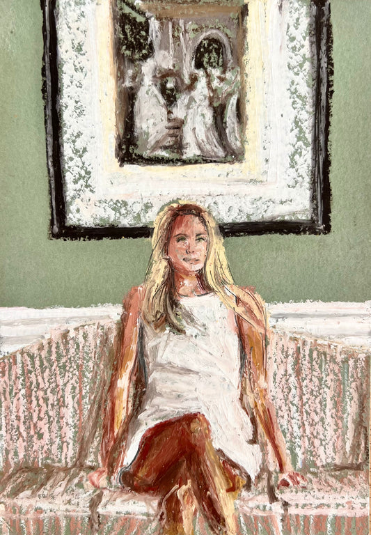 Southern Charm in Oil Pastel